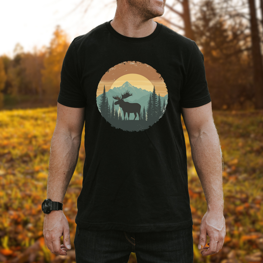 Moose Hunting Tee Shirt