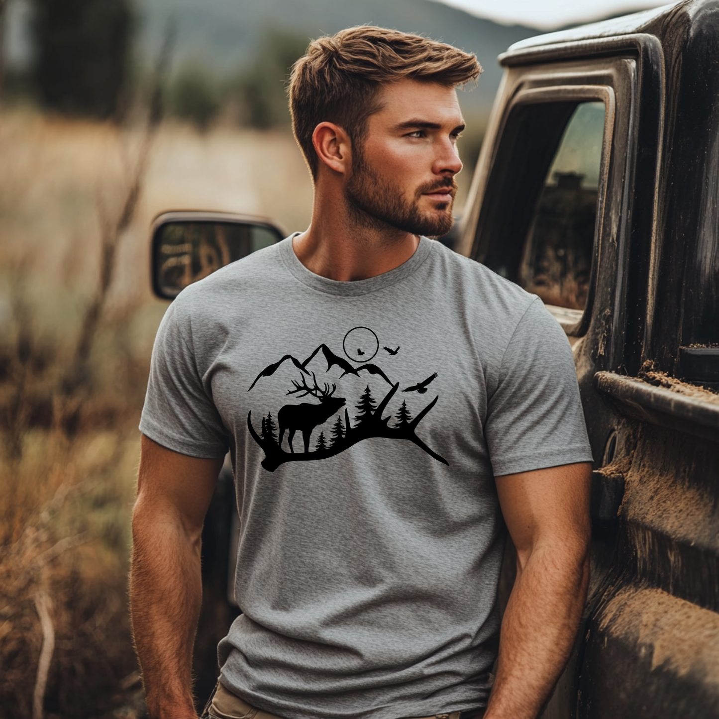 The Elk Hunter Tee Shirt