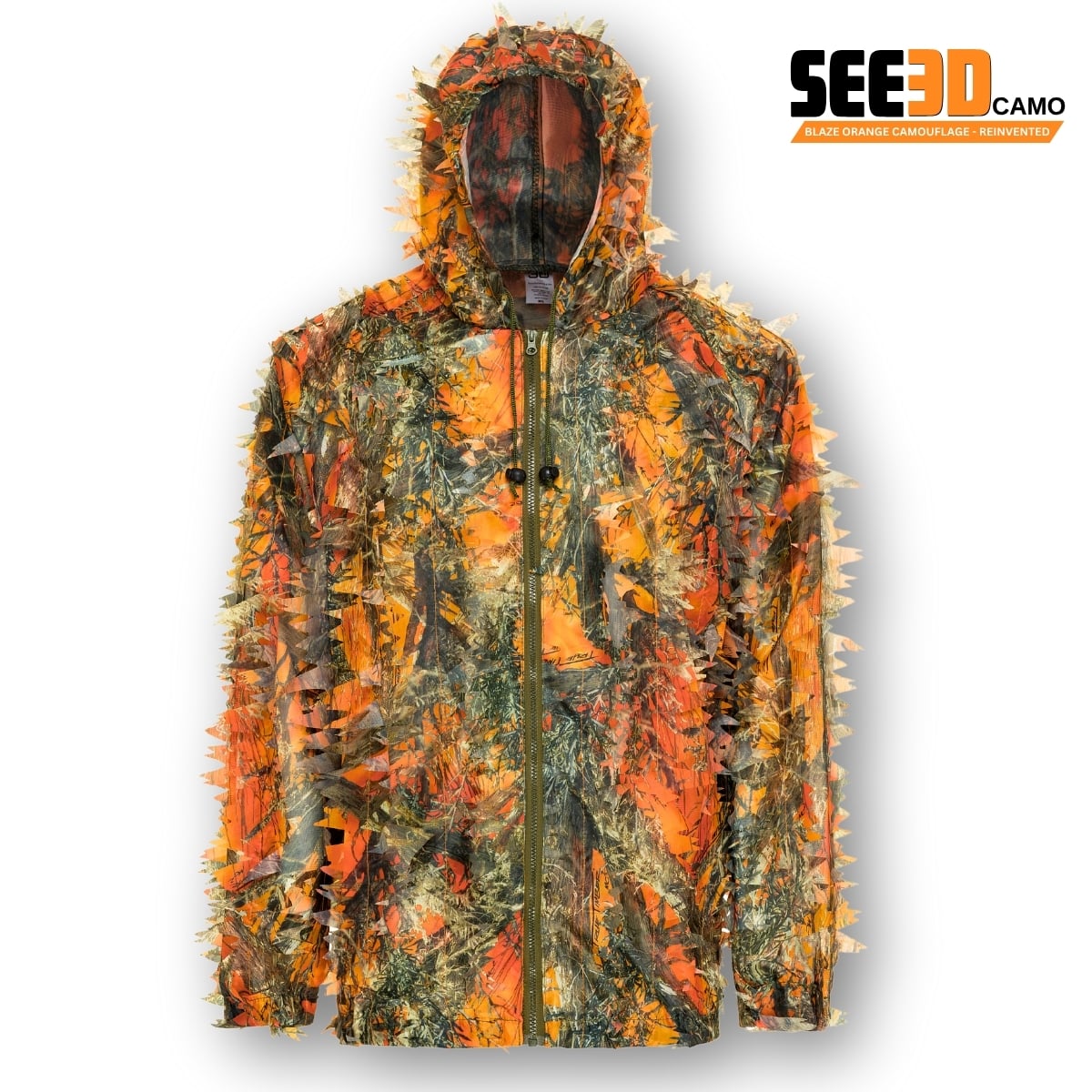 GUIDE GEAR Blaze Orange Camouflage Veste de Chasse Grand et GUIDE GEAR Blaze Orange Camouflage Veste de Chasse Grand et