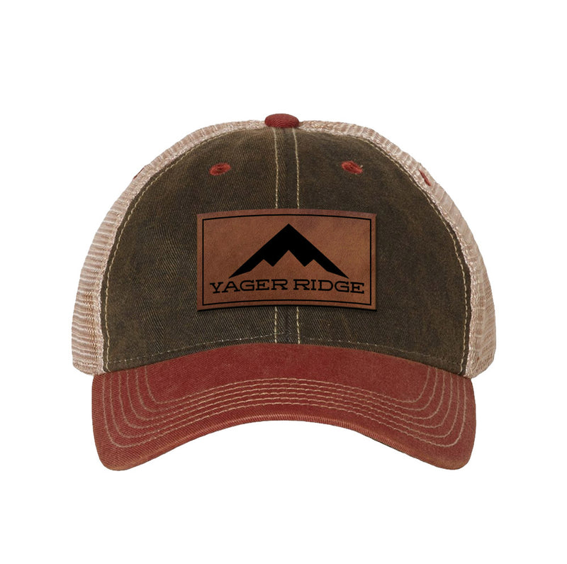 Yager Ridge Leather Patch Dad Hat