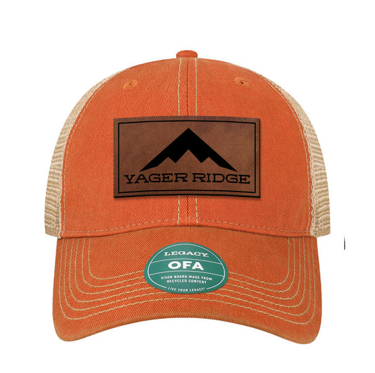 Yager Ridge Leather Patch Dad Hat