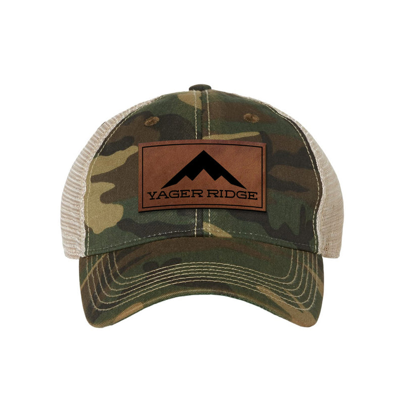 Yager Ridge Leather Patch Dad Hat